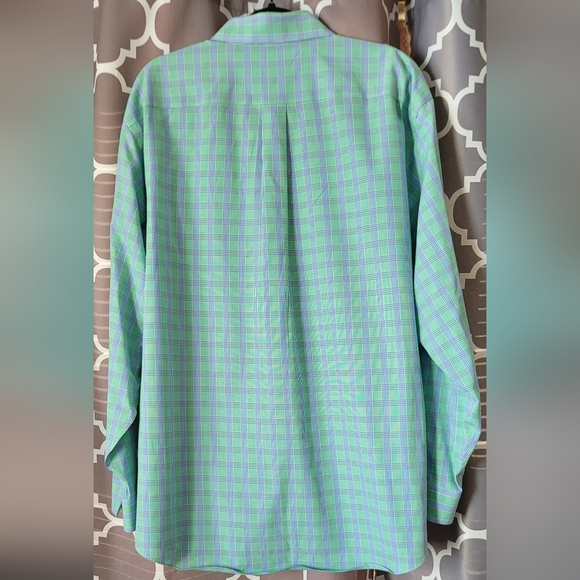 Brooks Brothers Colorful Green and Blue Oxford Button Down - Picture 8 of 8